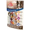 8IN1 TRIPLE FLAVOUR RINGS ODMENA ŽUVACIE KRÚŽKY PRE PSA XS/S 80g