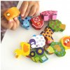 Woopie toys Drevené navliekanie Farma 11 ks 2+