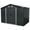 Domček Strend Pro, záhradný, plech, antracit, 301x236x214 cm