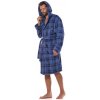 3XL pánsky župan L&L 2457 Pedro tmavo modrá 3XL-188/130/124