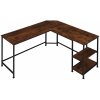 tectake 404231 písací stôl hamilton industrial tmavé drevo