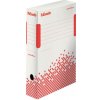 Archívny box Esselte Speedbox 80mm biely/červený