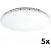 Steinel | Steinel 081928 - SADA 5x LED Svietidlo so senzorom RS PRO S10 SC 9,1W/230V 4000K | ST081928