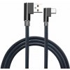 USB kábel 1m uhlový pletený USB A -> USB-C