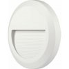 LED Solution Biele LED schodiskové svietidlo okrúhle 2W IP65 Farba svetla: Denná biela 211314