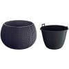 Prosperplast SPLOFY Bowl kvetináč 37cm, 9l, antracit DKSP370