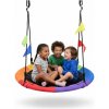 Funfit Záhradná hojdačka s oceľovým rámom 100 cm - rainbow Funfit