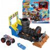 Mattel Hot Wheels Monster trucks aréna závodní výzva herní set Fire Crash Challenge