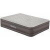 Semišový nafukovací matrac FORTECH s integrovanou pumpou 203 x 152 x 46 cm