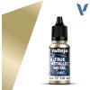 VALLEJO TRUE METALLIC 77.119 Zlatá metalická akrylová airbrush farba 18 ml (VALLEJO 77.119 TRUE METALLIC METAL LIGHT AGED METAL / METAL ENVEJECIDO / 18ml / 0.6 fl.oz.)
