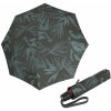 KNIRPS T.200 Medium Duomatic Botany oliv - elegantní plně automatický deštník 9532018786