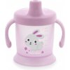 Canpol babies Hrníček nevylévací Smiley Bunny 200 ml růžový
