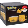 CurePink set Pokémon Pikachu misky hrnku BS0003 858 ml 385 ml