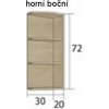 Nábytek PEGAS s.r.o. ECONO 46G - horní