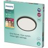 Philips 8719514327207 Super Slim CL550 stropné svietidlo LED D250mm 15W/1300lm 2700K IP44 čierna SceneSwitch