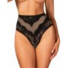 Zmyselné nohavičky Olvidia panties - Obsessive černá XS/S
