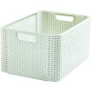 Curver úložný box RATTAN Style2 - L - krémová 03616-885