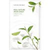 NATURE REPUBLIC - Real Nature Sheet Mask GREEN TEA - Hydratačná upokojujúca plátenná maska so zeleným čajom 23ml