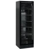 Chladicí skříň prosklené dveře, černá | TEFCOLD SCU 1425 frameless