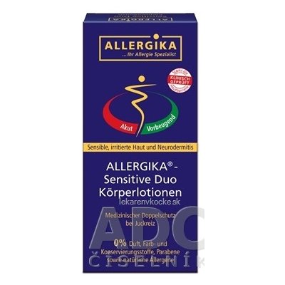 ALLERGIKA SENSITIVE DUO (Lipolotio Sensitive 200 ml + Hydrolotio Sensitive 200 ml), 1x1 set