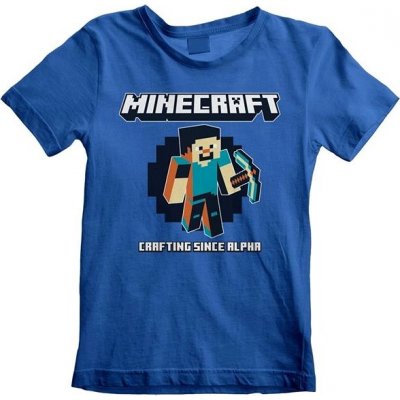 Minecraft – Crafting Since Alpha – detské tričko 5 – 6 rokov