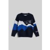 SVETER GANT ALIPINE JACQUARD C-NECK EVENING BLUE