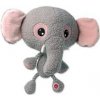 Dog Fantasy Big head slon plyšový pískací 30 cm