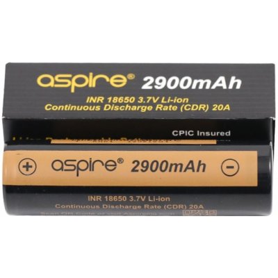 aSpire baterie 18650 2900mAh 20A