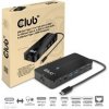 Club3D hub USB-C, 7-in-1 hub s 2x HDMI, 2x USB Gen1 Type-A, 1x RJ45, 1x 3.5mm audio, 1x USB Gen1 Type-C, 100W PD