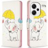 Peňaženkové puzdro Drawing na Xiaomi Redmi Note 13 Pro+ - Umbrella Elephant