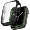 AppleKing pokovené ochranné puzdro s tvrdeným sklom pre Apple Watch 45 mm - čierne - možnosť vrátiť tovar ZADARMO do 30tich dní
