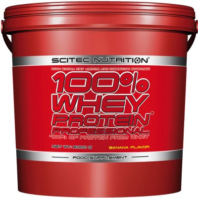 100% Whey Protein Professional 5000 g - Scitec Nutrition - Banán