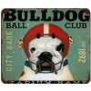 Ceduľa Bulldog 30x30 cm Plechová tabuľa