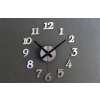 Nástenné hodiny – strieborné