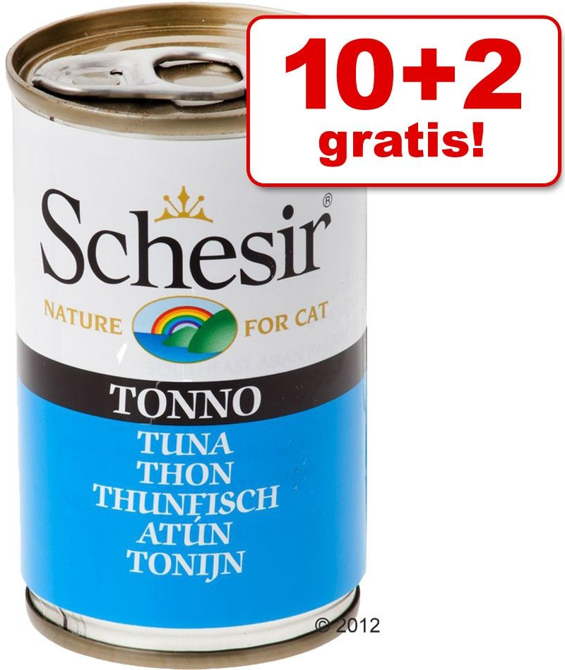 Schesir tuňák s hovädzím mäsom v želé 12 x 140 g