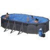 Bazén GRE Graphite 7,3 x 3,75 x 1,2 m set + piesková filtrácia 8m3/h