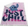 Lilo a Stitch Hřejivá deka Disney 120x150cm Stitch Just Chill