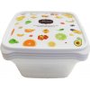 MAKRO - Box do chladničky 0,5L 4ks OVOCIE, 12x12x6cm