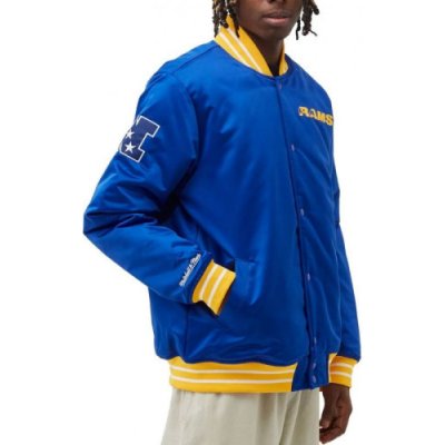 Mitchell & Ness NFL Heavyweight Satin Jacket Los Angeles Rams OJBF3413-LARYYPPPROYA 183672