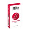 Secura Extra Fun - vrúbkované kondómy (12 ks)