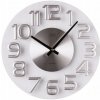 Nástenné hodiny JVD strieborné 35cm