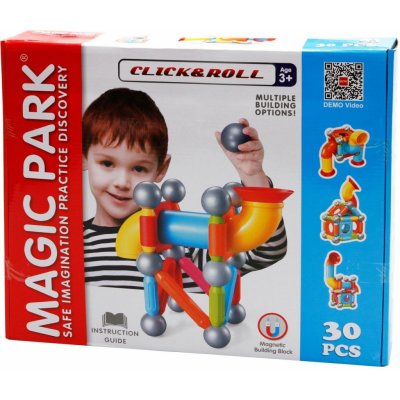 Magic Park Magnetická stavebnice 30 ks