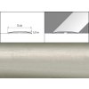 Prechodové lišty A71 - SAMOLEPIACE šírka 8 x výška 0,51 x dĺžka 200 cm - inox