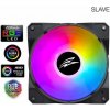 EVOLVEO 12FS ventilátor 120mm, ARGB, černý rám, slave RGBFAN12FSB