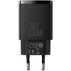 Baseus CCXJ-B01 Compact rýchlonabíjačka čierna / USB + USB.C / 20W (CCXJ-B01)