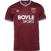 Umbro West Ham home SS SHIRT vínová,mix,biela