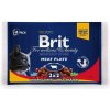 Brit Premium Cat Delicate Fillets in Gravy Turkey and Chicken, Beef and Peas 4 x 100 g