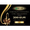 Darčeková poukážka na nákup tovaru v hodnote 200 €