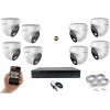 Monitorrs Security Full Color AI IP 8 kamerový set WDome (6022K8) (Monitorrs Security)
