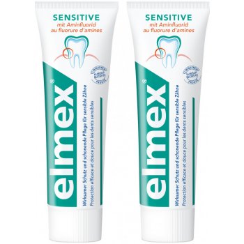 Elmex Sensitive zubná pasta pre citlivé zuby 2 x 75 ml od 5,7 € - Heureka.sk